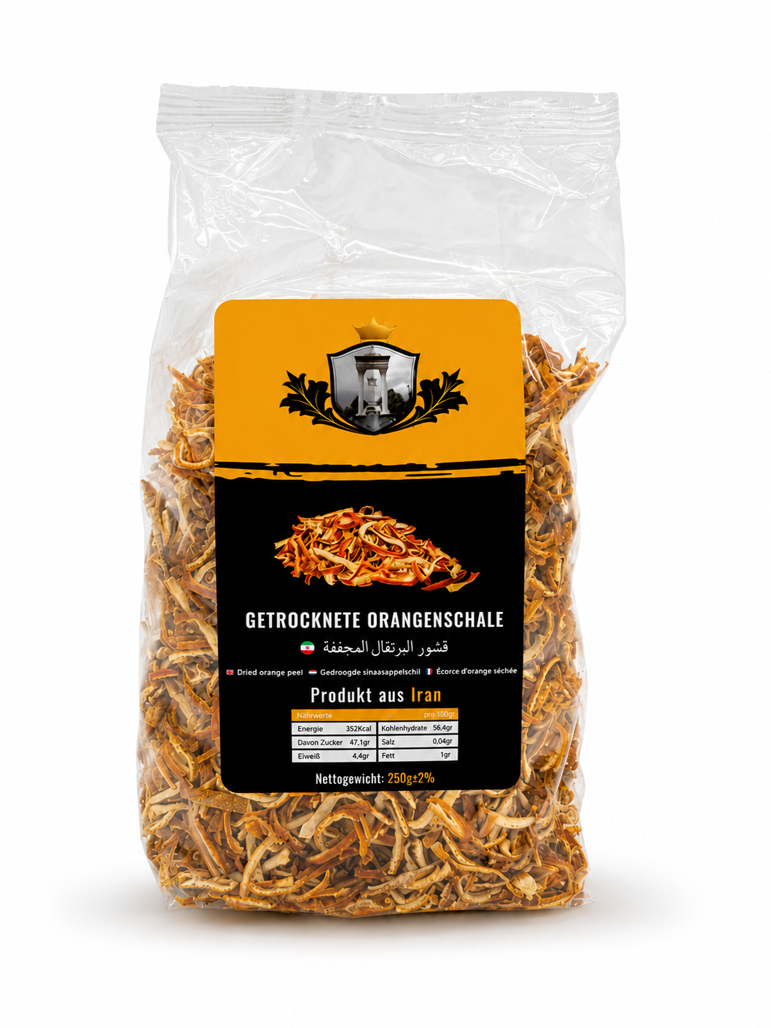 Gedroogde sinaasappelschil 250g